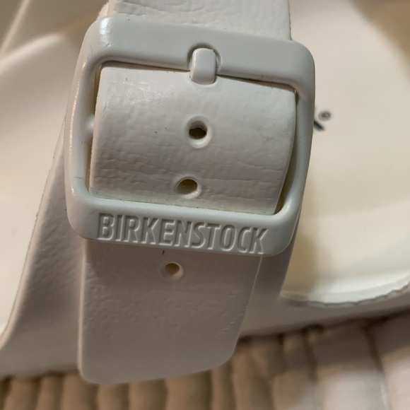 Anthropologie Women’s Birkenstock Arizona EVA Sandals White Size 38 - Picture 5 of 13